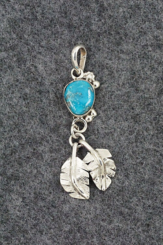Turquoise & Sterling Silver Pendant - Tammy Deysee