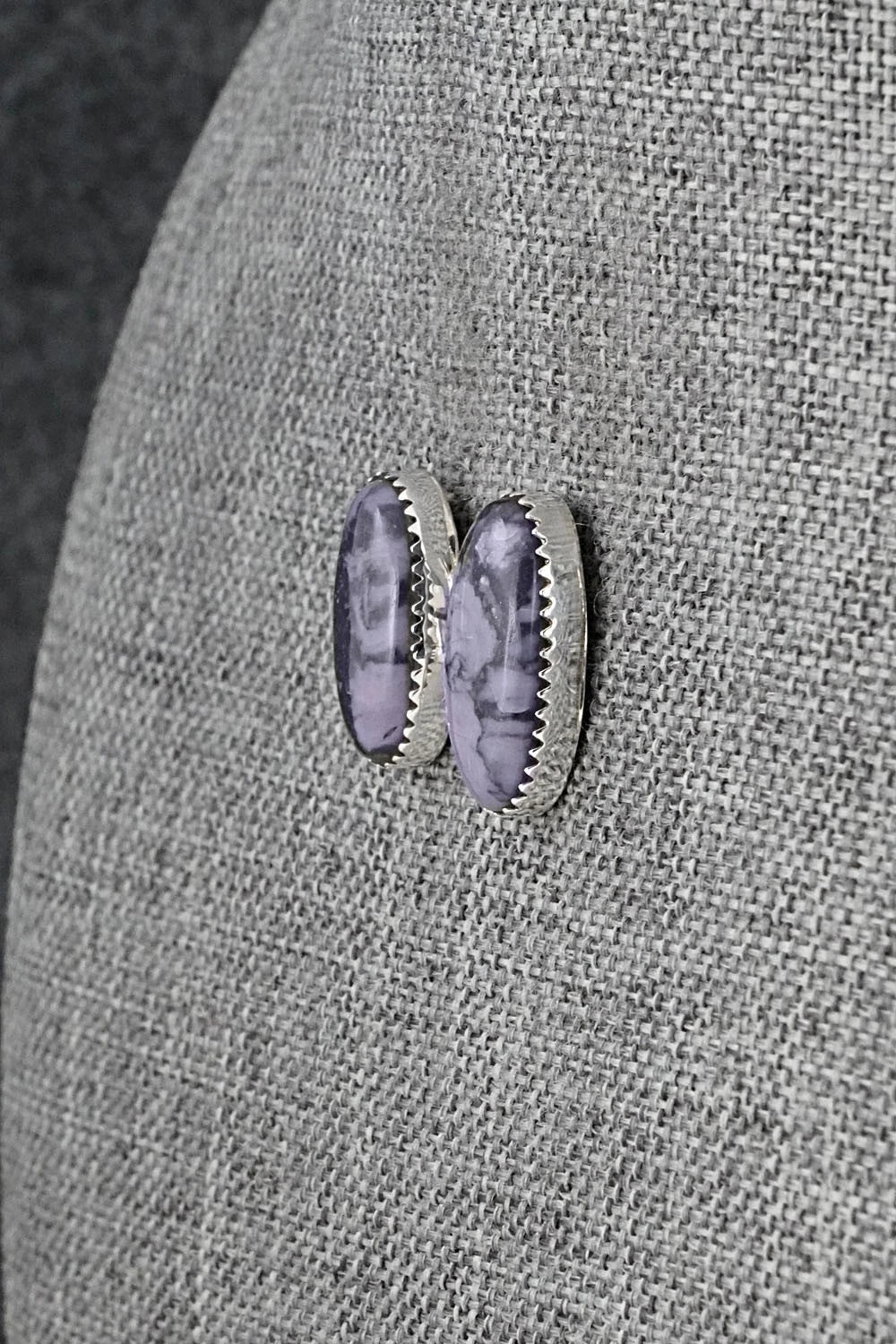 Morado & Sterling Silver Earrings - Murray Hannaweeka