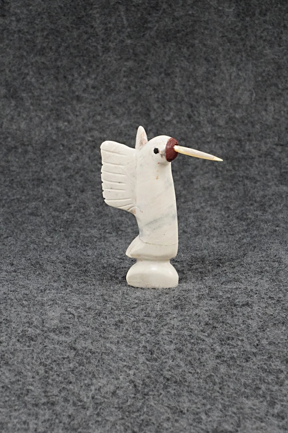 Hummingbird Zuni Fetish Carving - Justin Red Elk