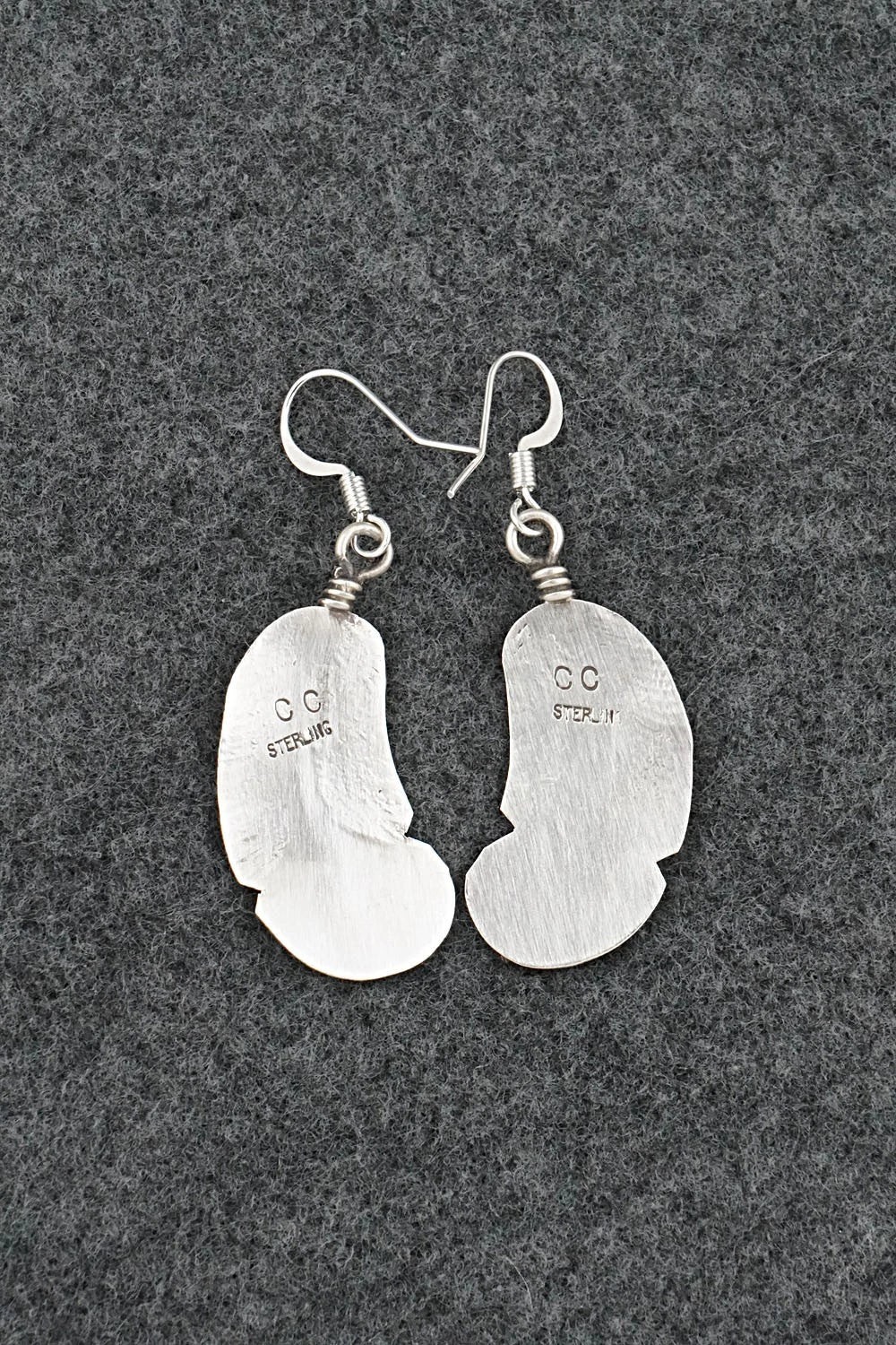 Turquoise & Sterling Silver Earrings - Chris Charlie