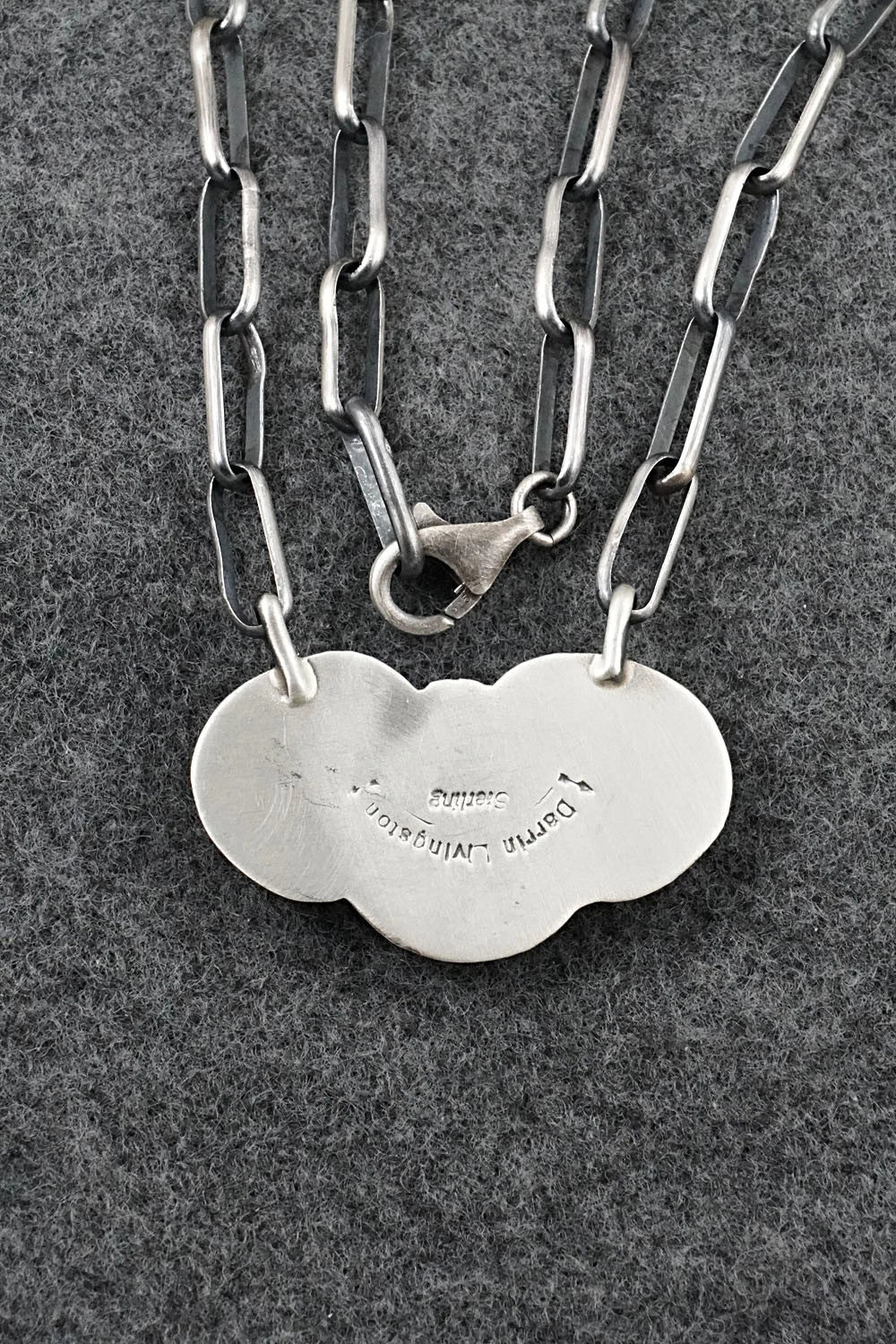 Turquoise & Sterling Silver Necklace - Darrin Livingston