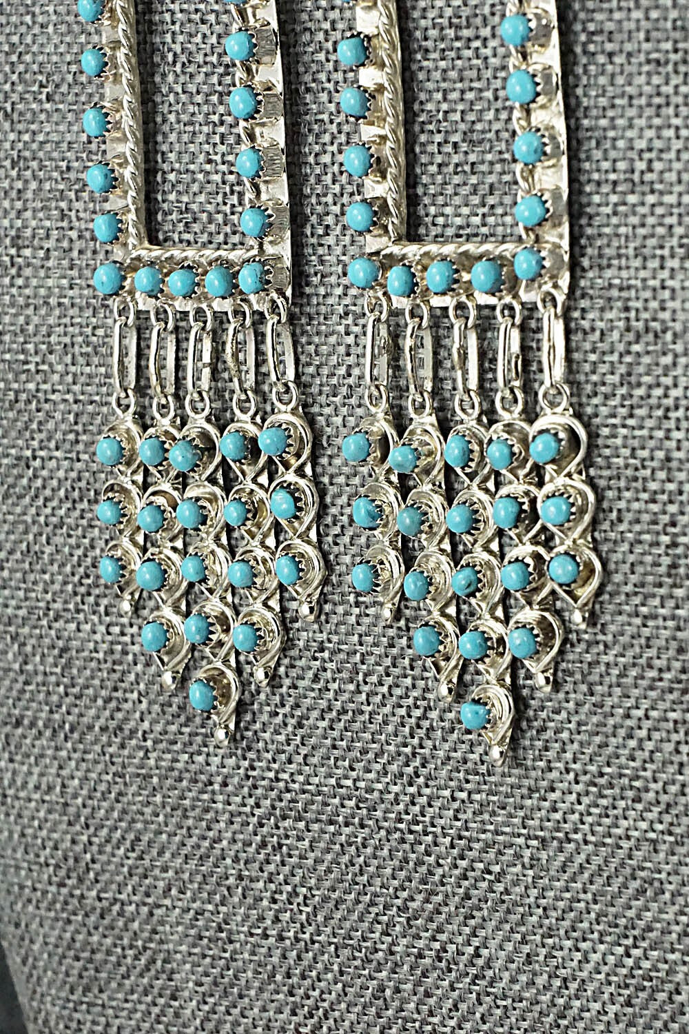 Turquoise & Sterling Silver Earrings - Wayne Johnson