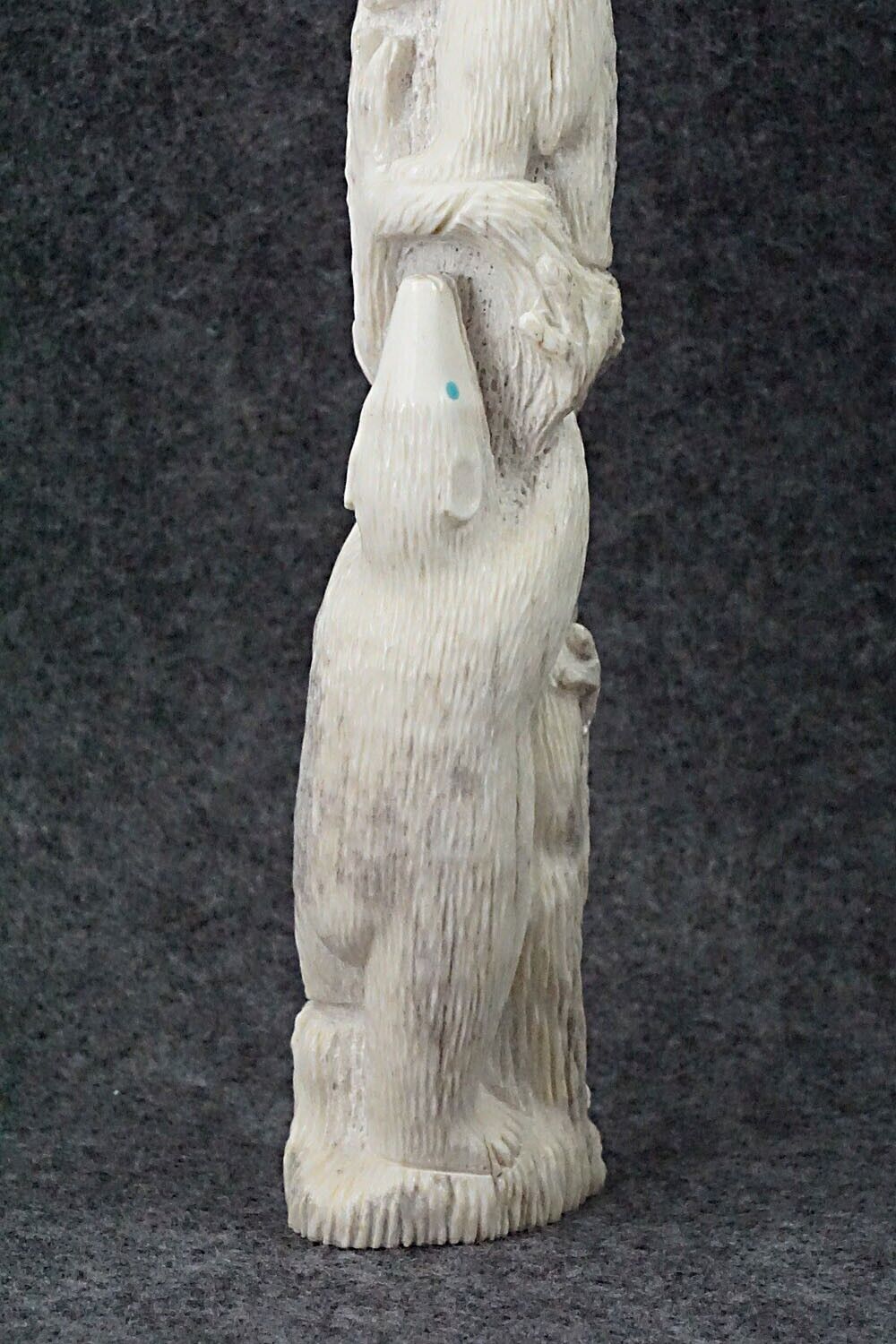 Bears & Owls Zuni Fetish Carving - Destry Siutza