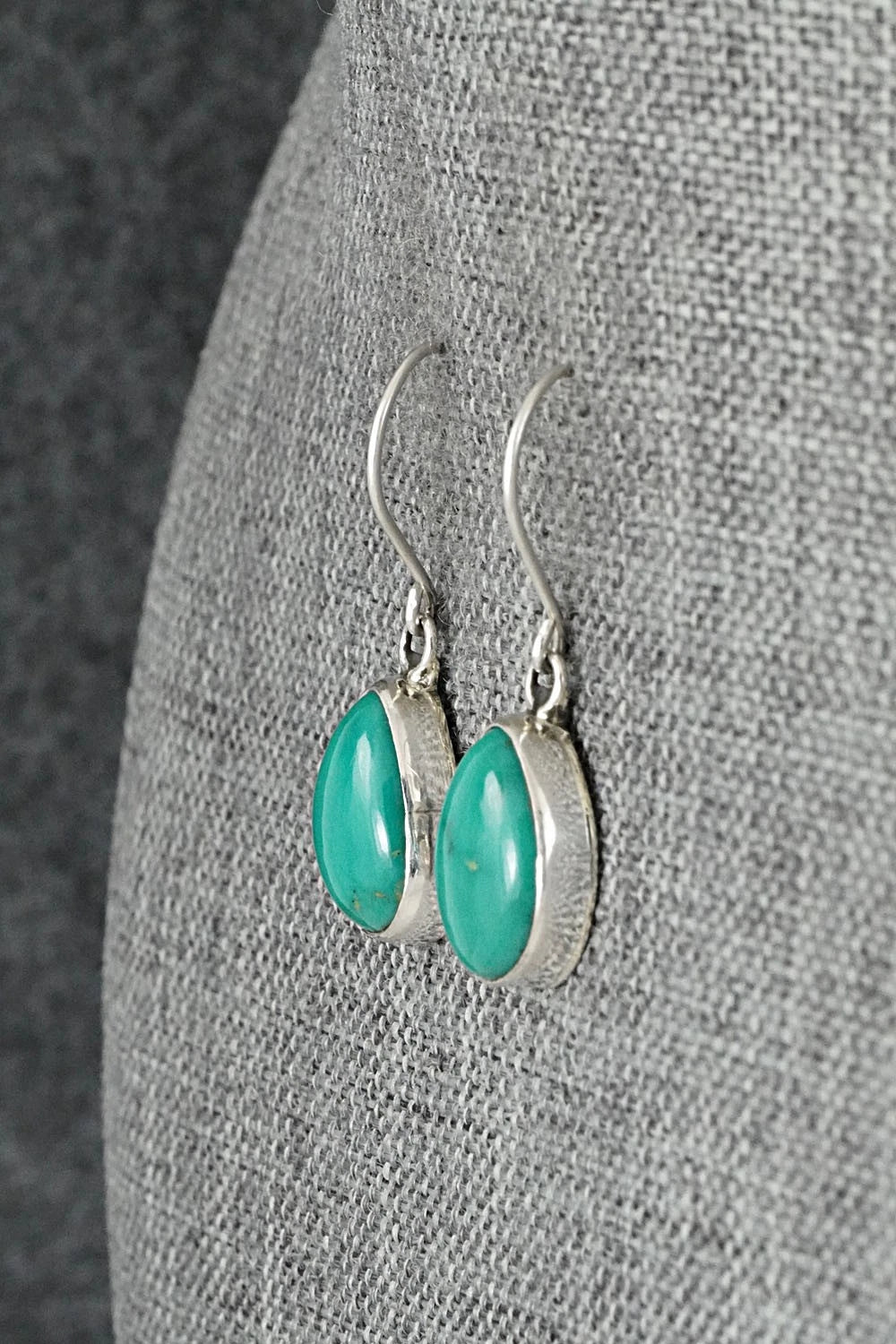 Turquoise & Sterling Silver Earrings - Rosemary Saunders