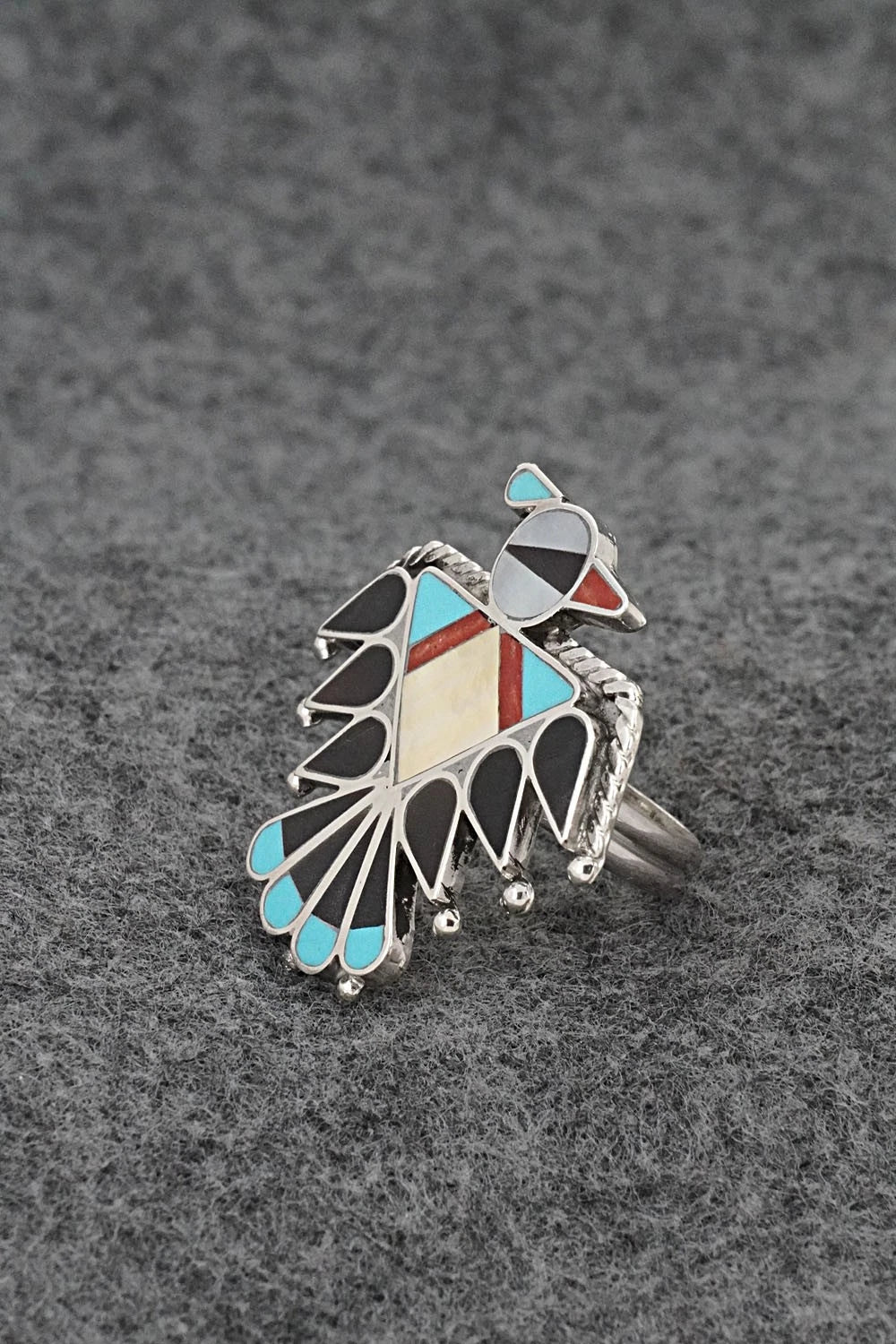 Multi-Stone & Sterling Silver Inlay Necklace Set - Adrian Wallace