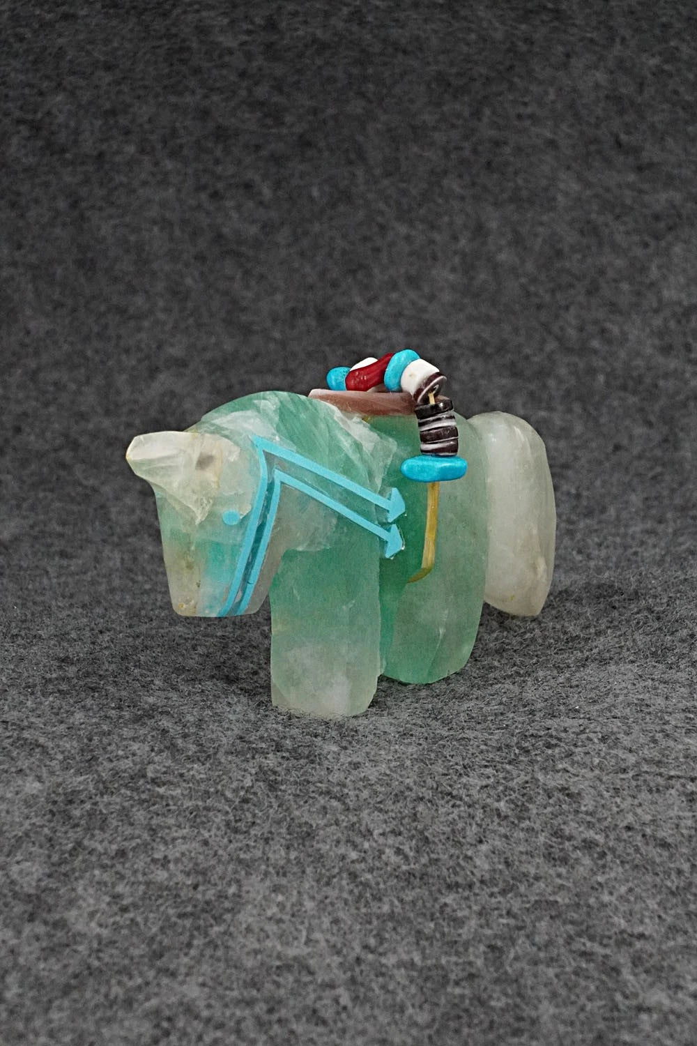 Horse Zuni Fetish Carving - Rodney Laiwakete