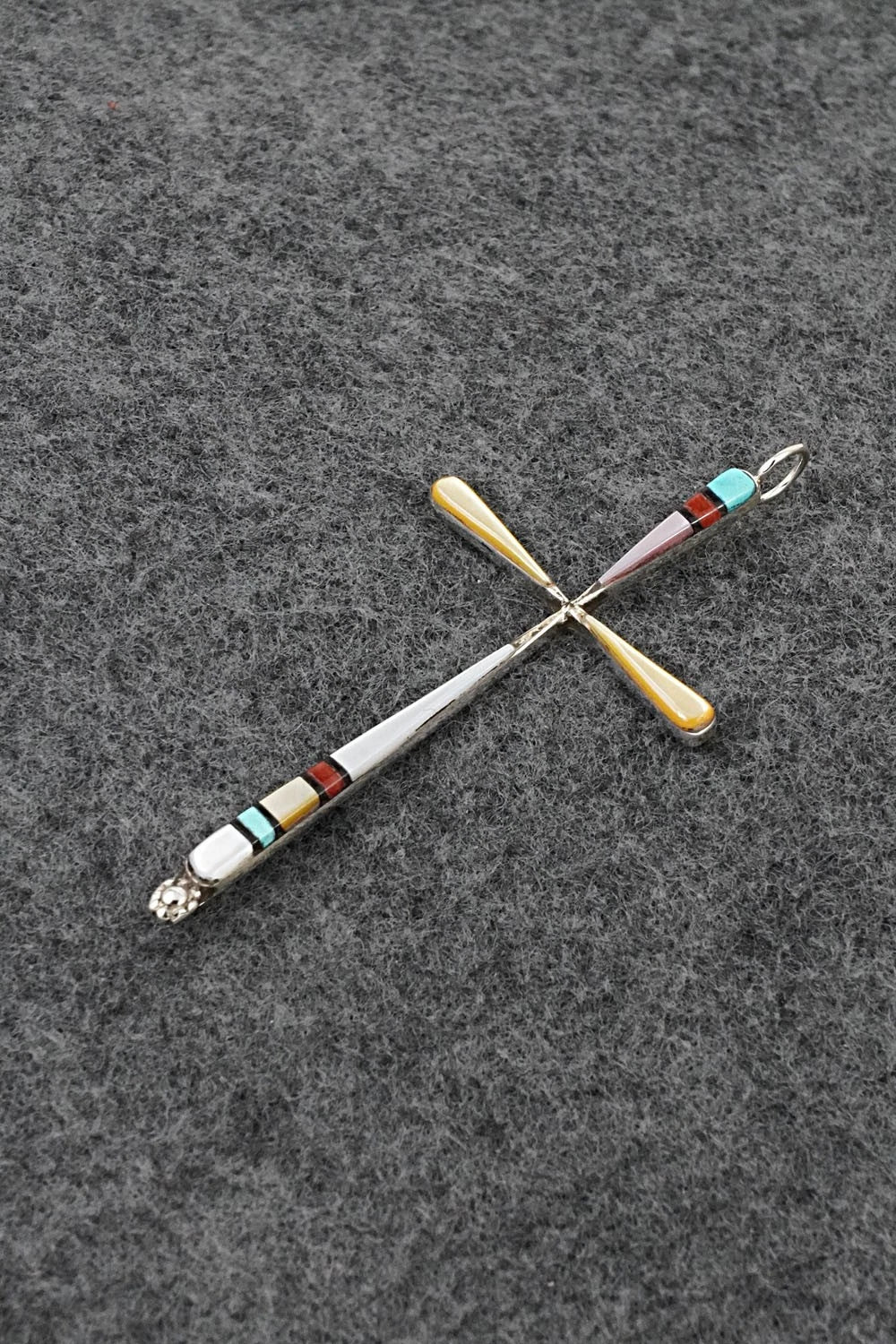 Multi-Stone & Sterling Silver Pendant - Sylvester Noche