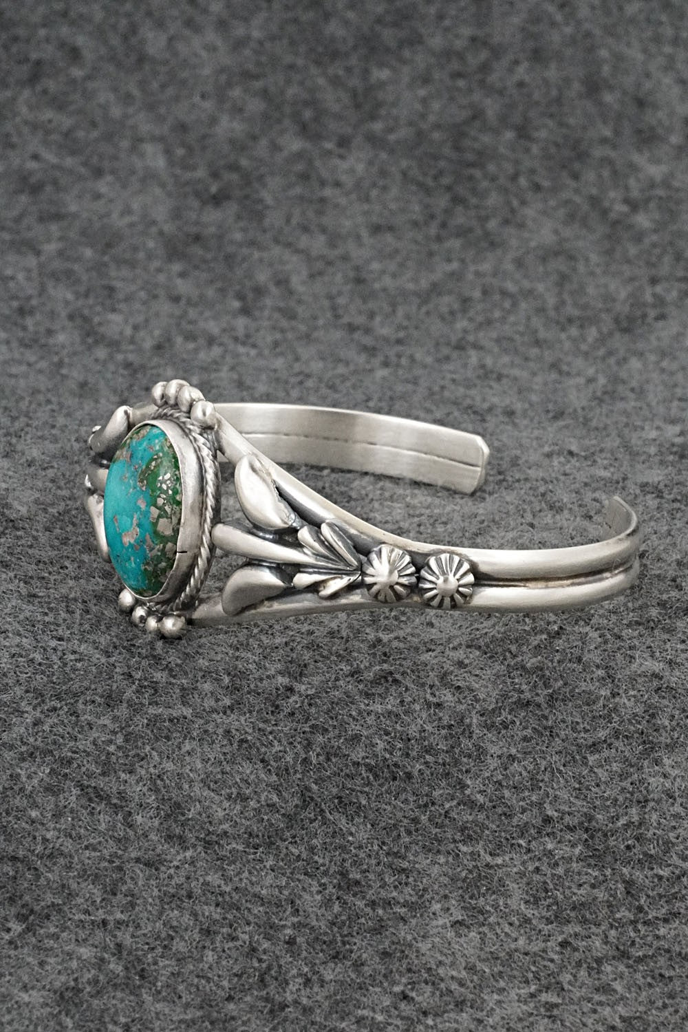 Turquoise & Sterling Silver Bracelet - Bobby Platero