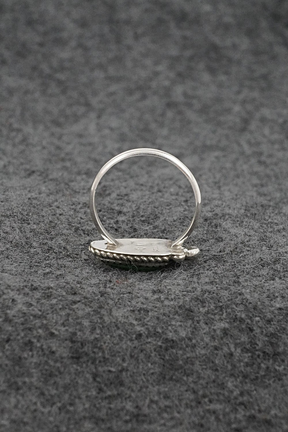 Turquoise & Sterling Silver Ring - Cody Nez - Size 8