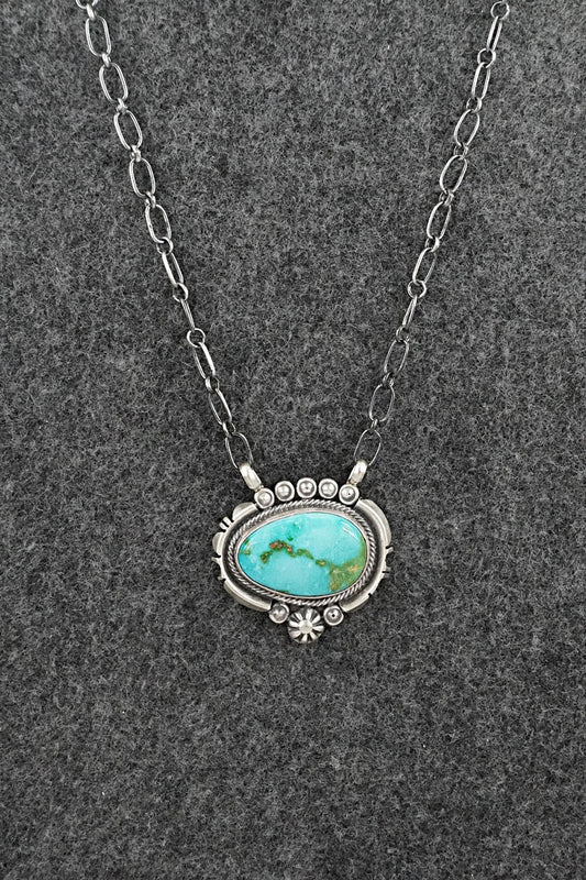 Turquoise & Sterling Silver Necklace - Daniel Benally