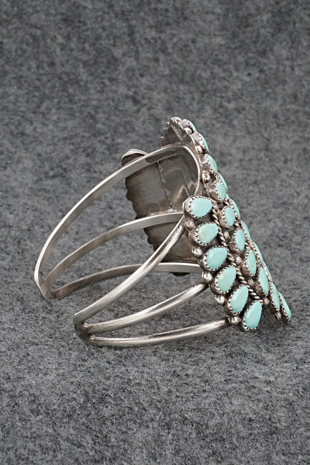 Turquoise & Sterling Silver Vintage Bracelet