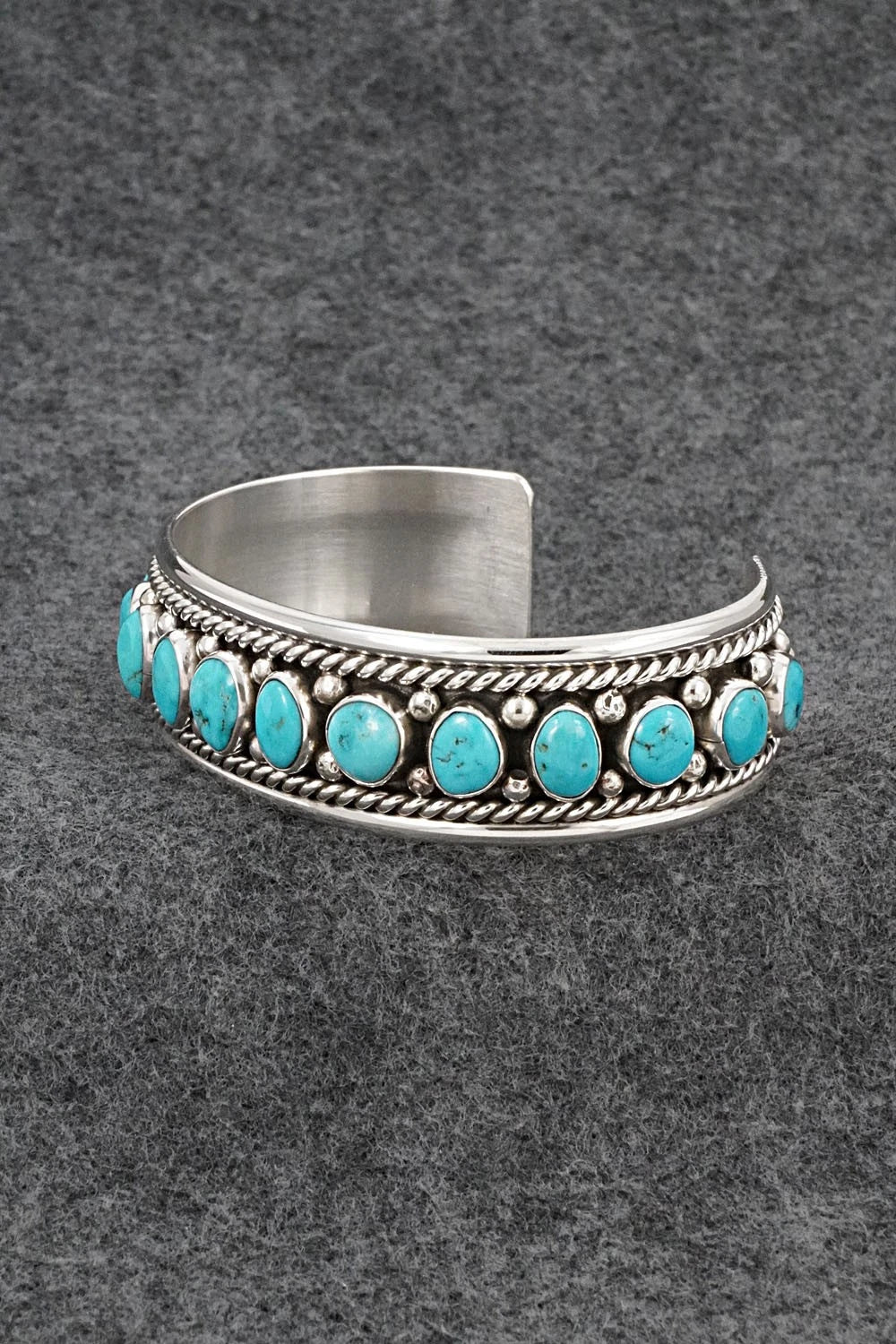 Turquoise & Sterling Silver Bracelet - Chester Charley