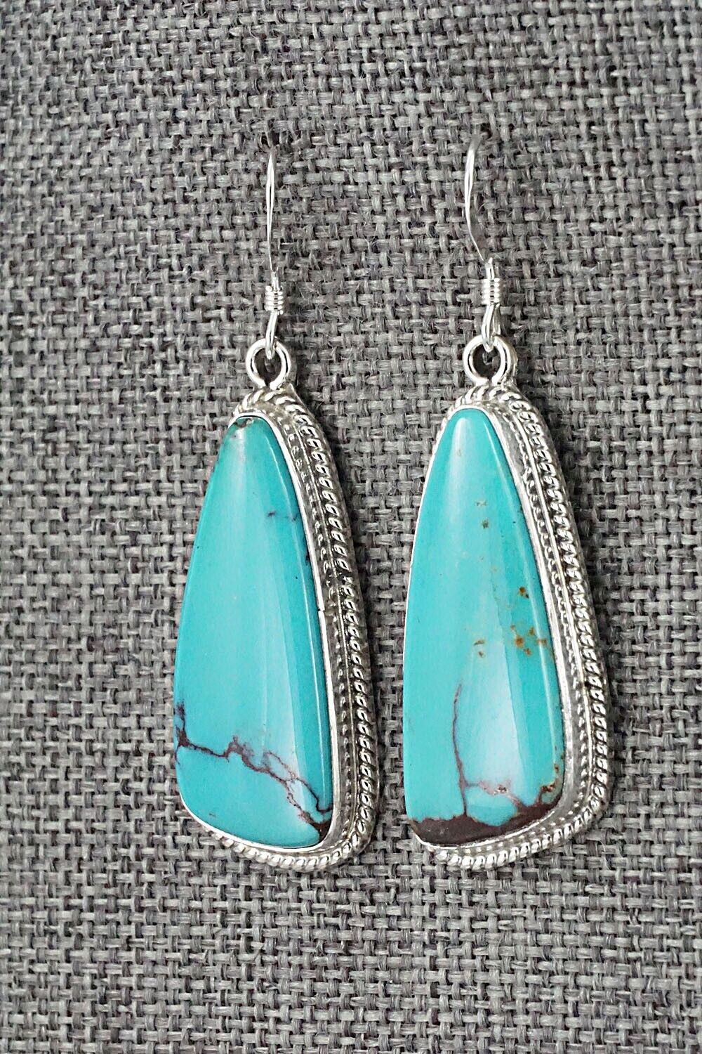 Turquoise and Sterling Silver Earrings - Sharon McCarthy