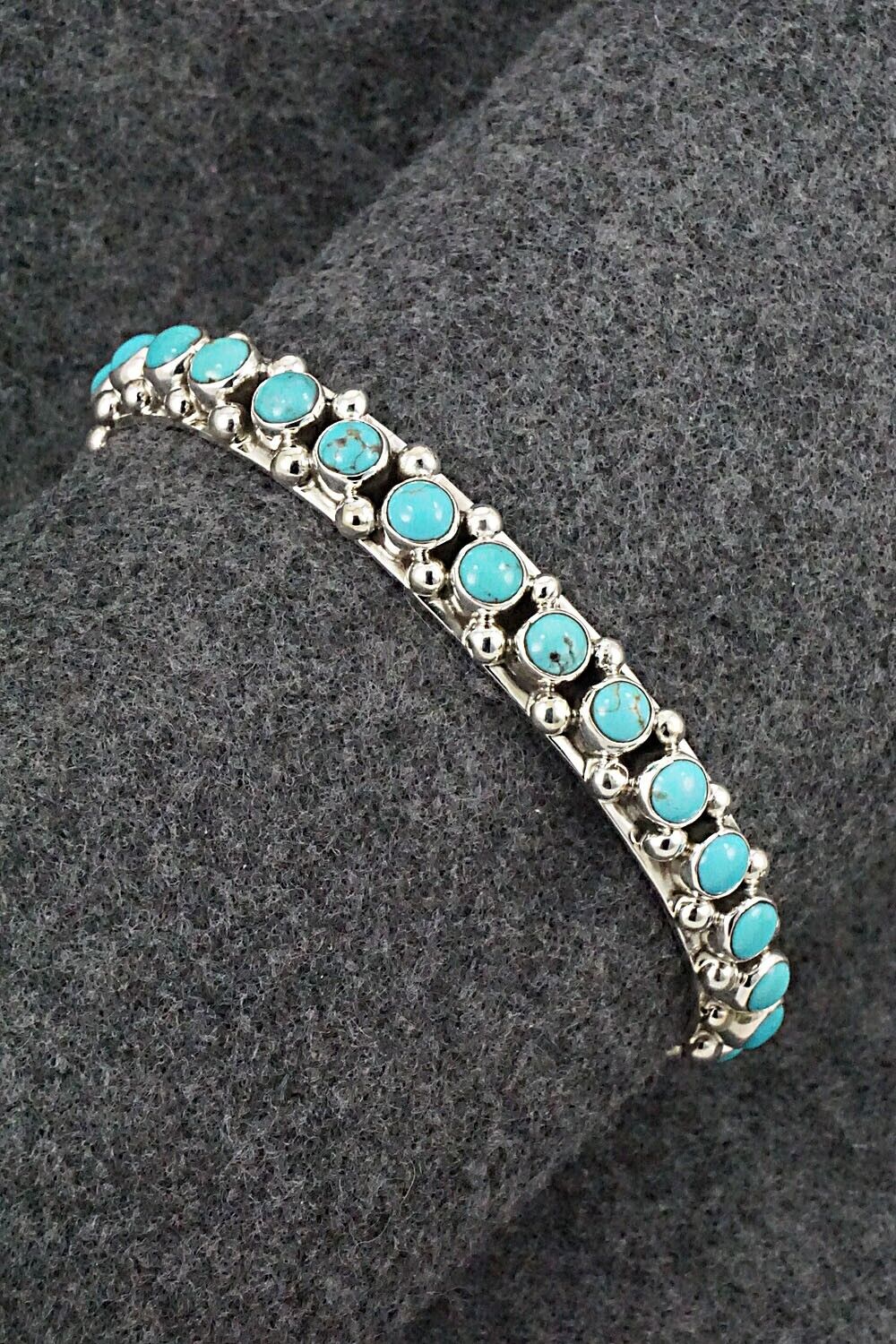 Turquoise & Sterling Silver Bracelet - Darlene Begay