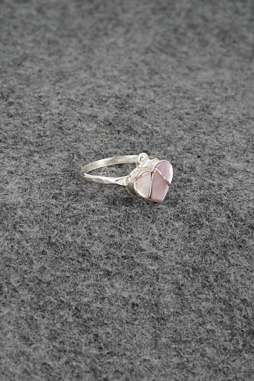 Mother of Pearl & Sterling Silver Ring - Ola Eriacho - Size 5.75