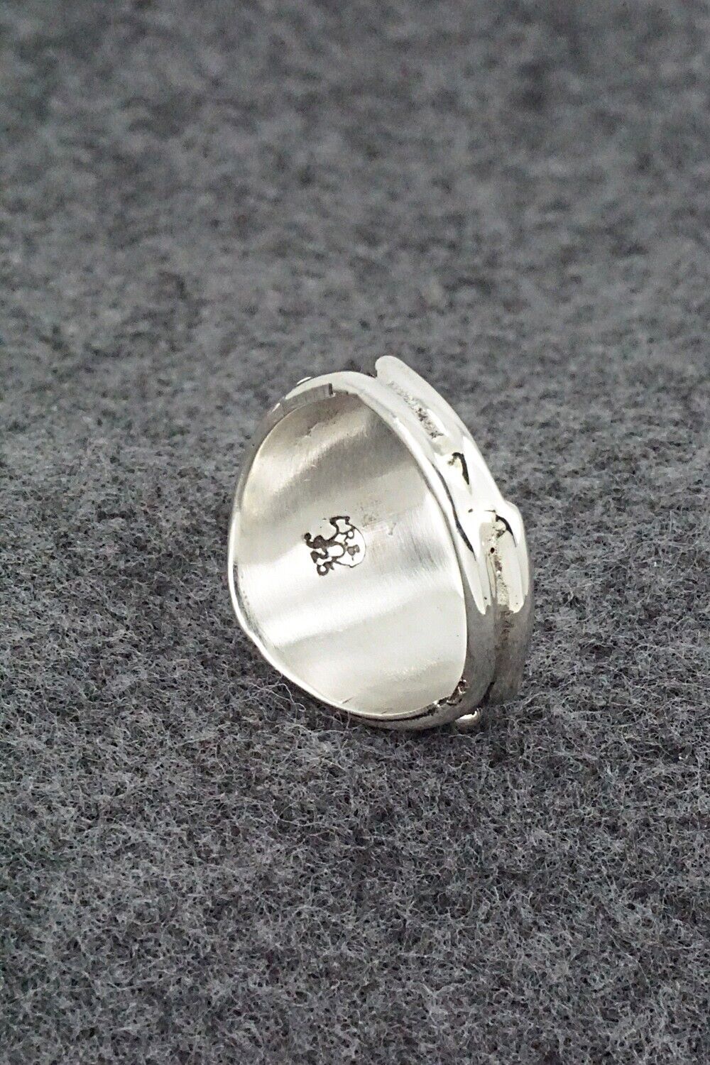 Turquoise & Sterling Silver Ring - Harris Largo - Size 7.5