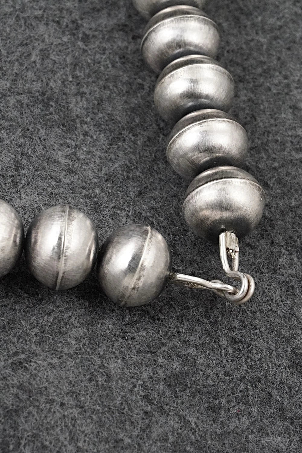 Turquoise & Sterling Silver Squash Blossom Necklace - Chris Hale