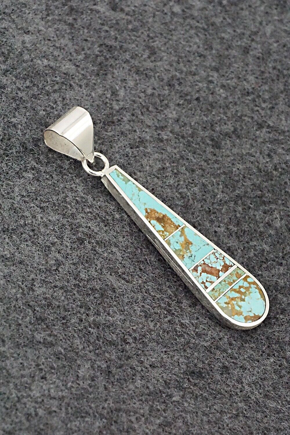 Turquoise & Sterling Silver Pendant - Harold Smith