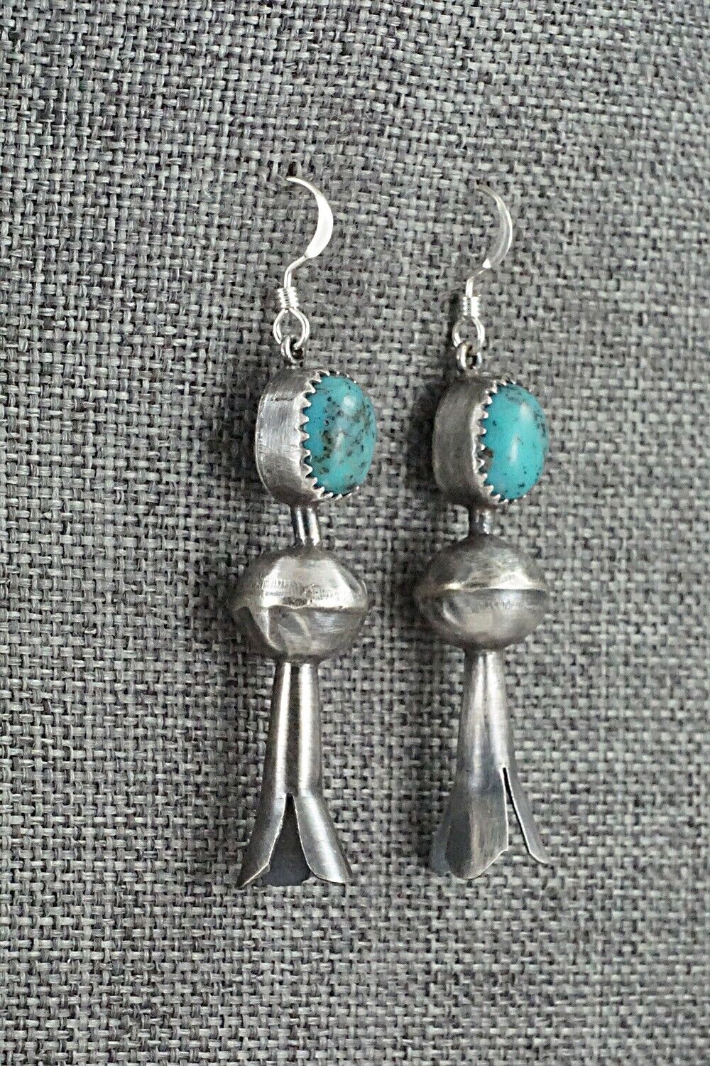 Turquoise & Sterling Silver Earrings - Emily Tsosie