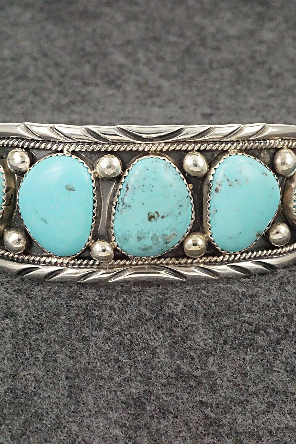 Turquoise & Sterling Silver Bracelet - Davey Morgan