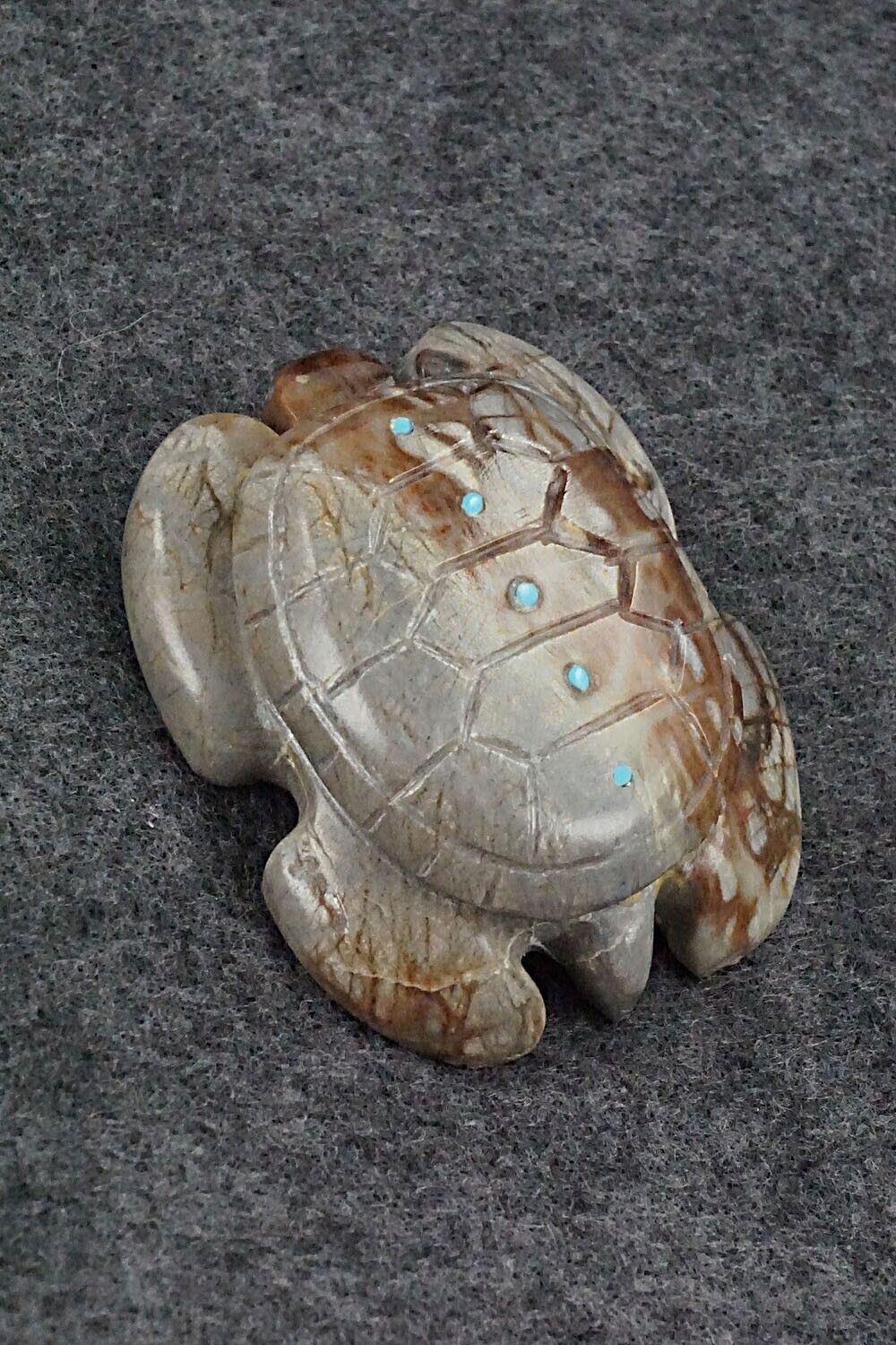 Turtle Zuni Fetish Carving - Danny Lonjose
