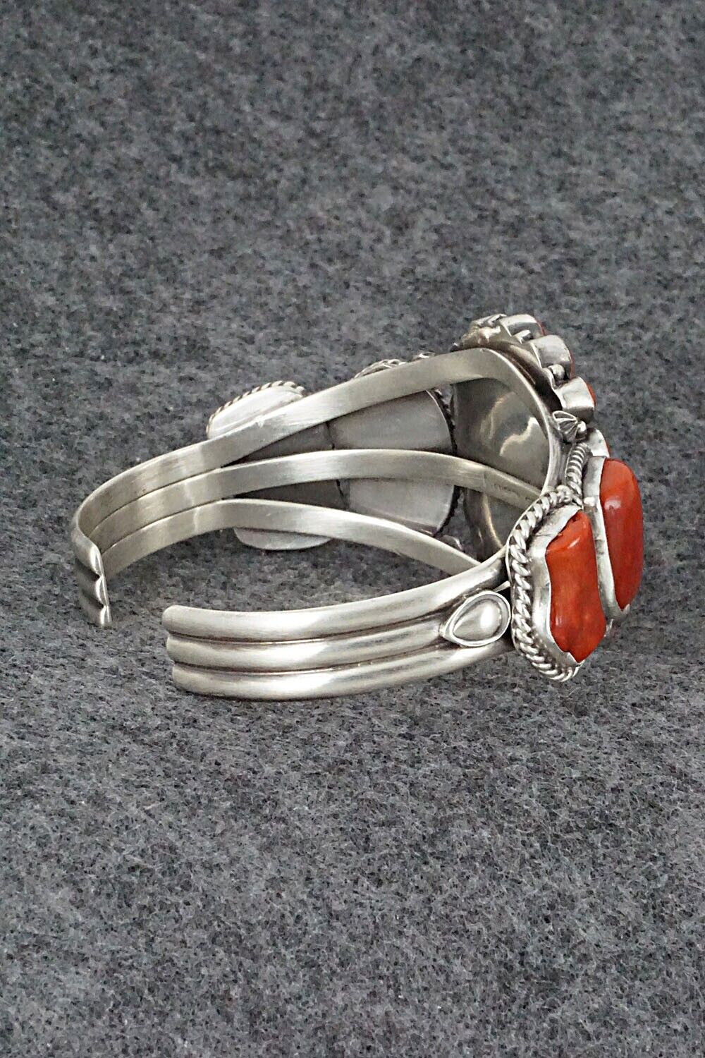 Coral & Sterling Silver Bracelet - Derrick Gordon