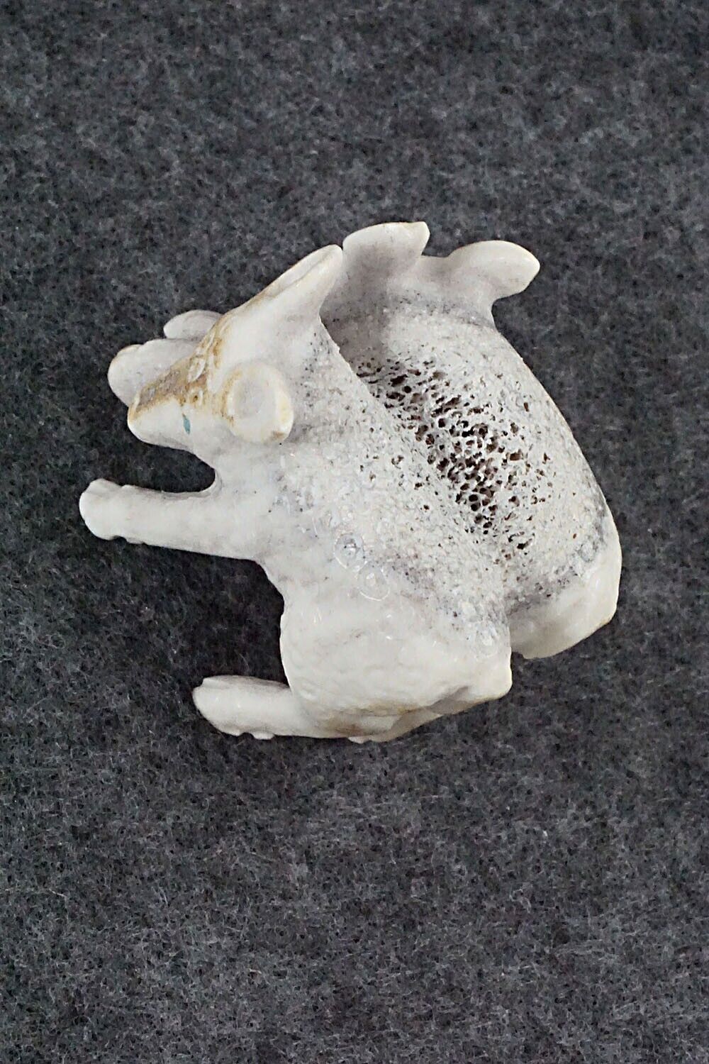 Deer Fawns Zuni Fetish Carving - Maxx Laate
