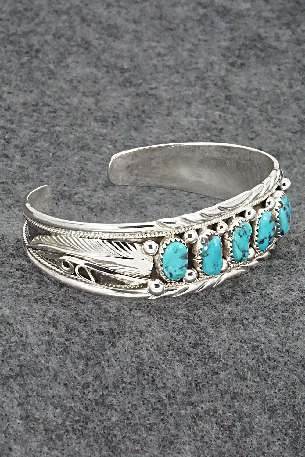 Turquoise & Sterling Silver Bracelet - Davey Morgan