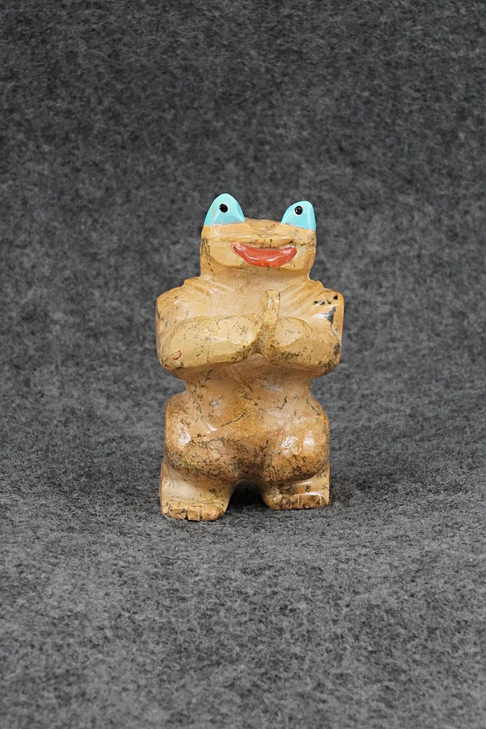 Frog Zuni Fetish Carving - Freddie Leekya