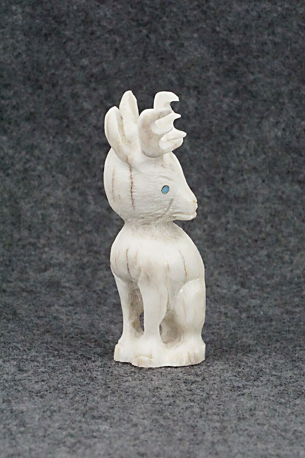Jackalope Zuni Fetish Carving - Chris Peina