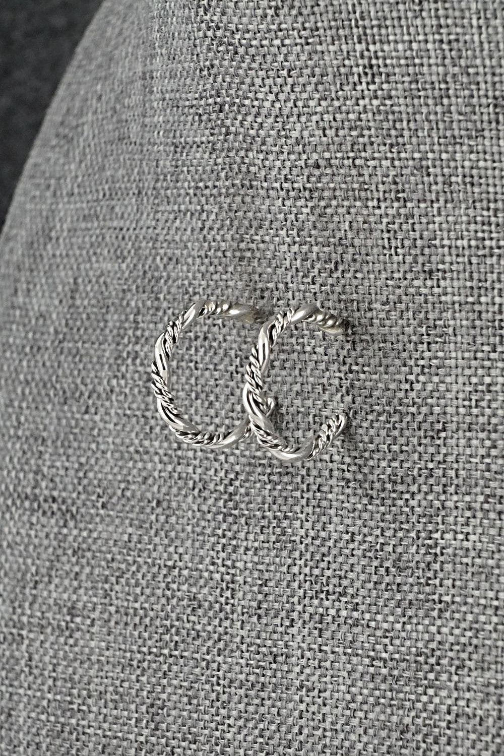 Sterling Silver Hoop Earrings - Elaine Tahe