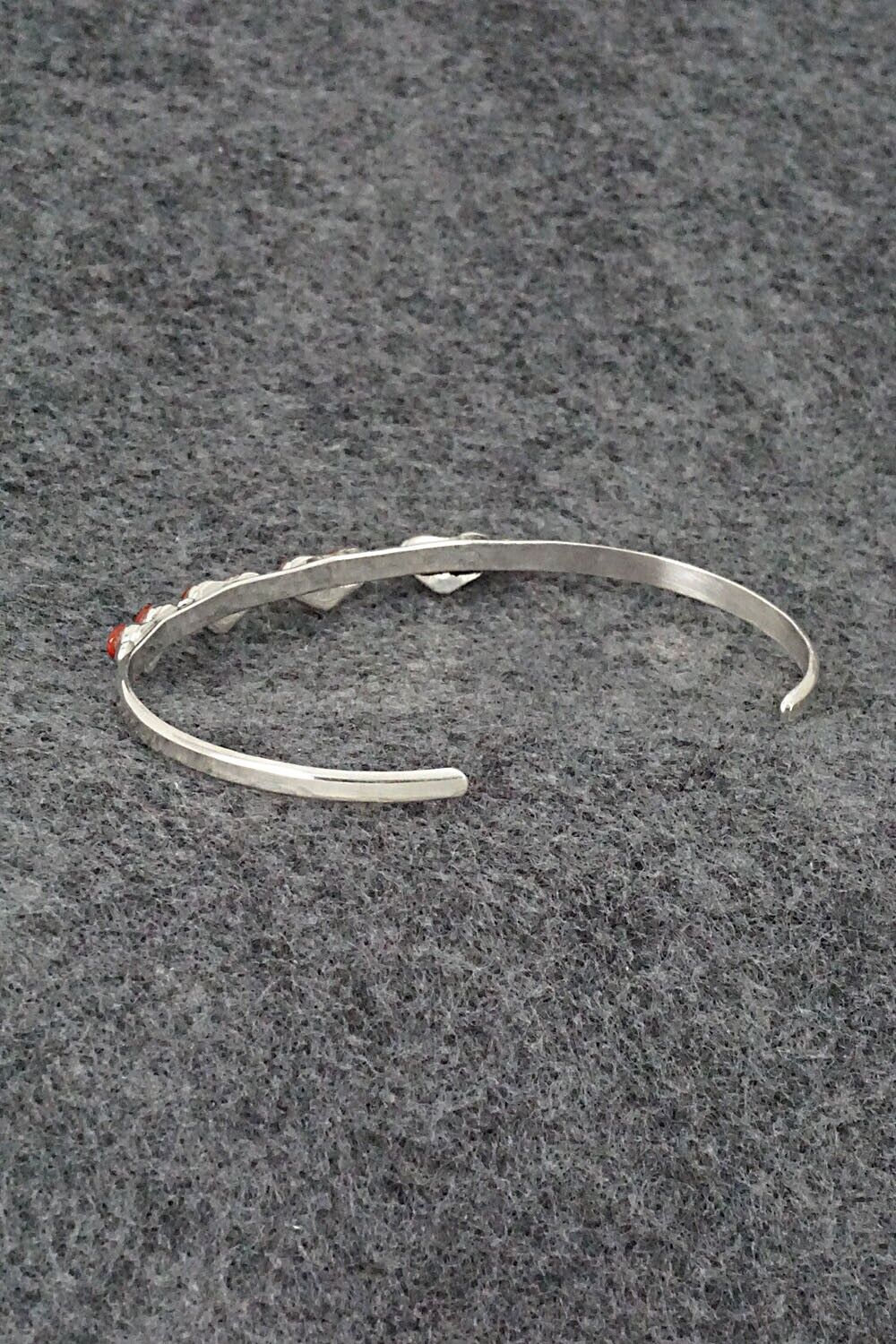 Coral & Sterling Silver Bracelet - Karla Chavez