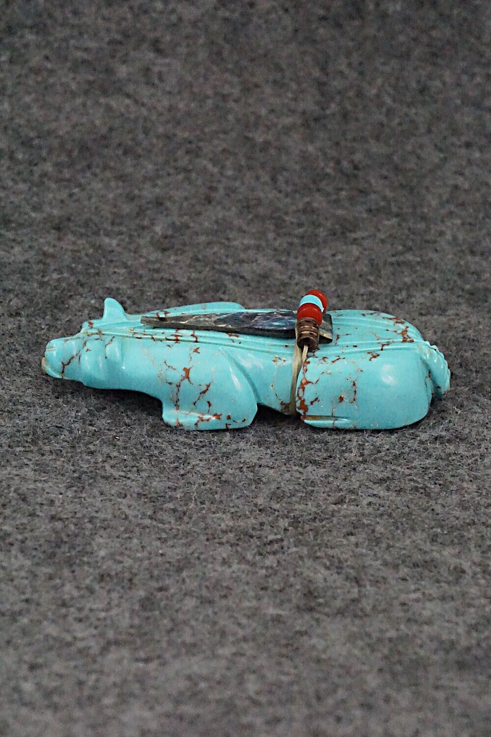 Badger Zuni Fetish Carving - Alex Tsethlikai