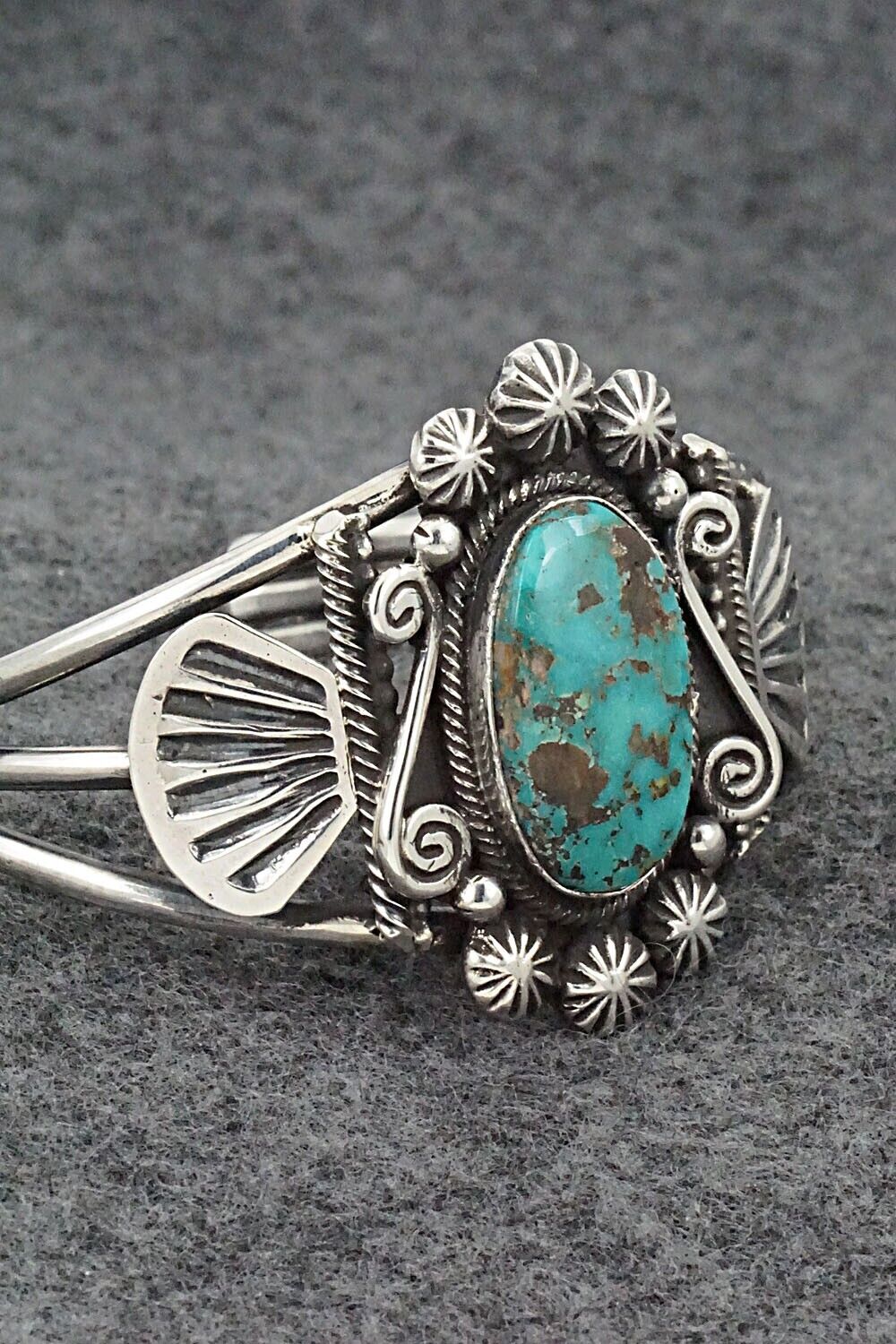 Turquoise & Sterling Silver Bracelet - Jess Martinez