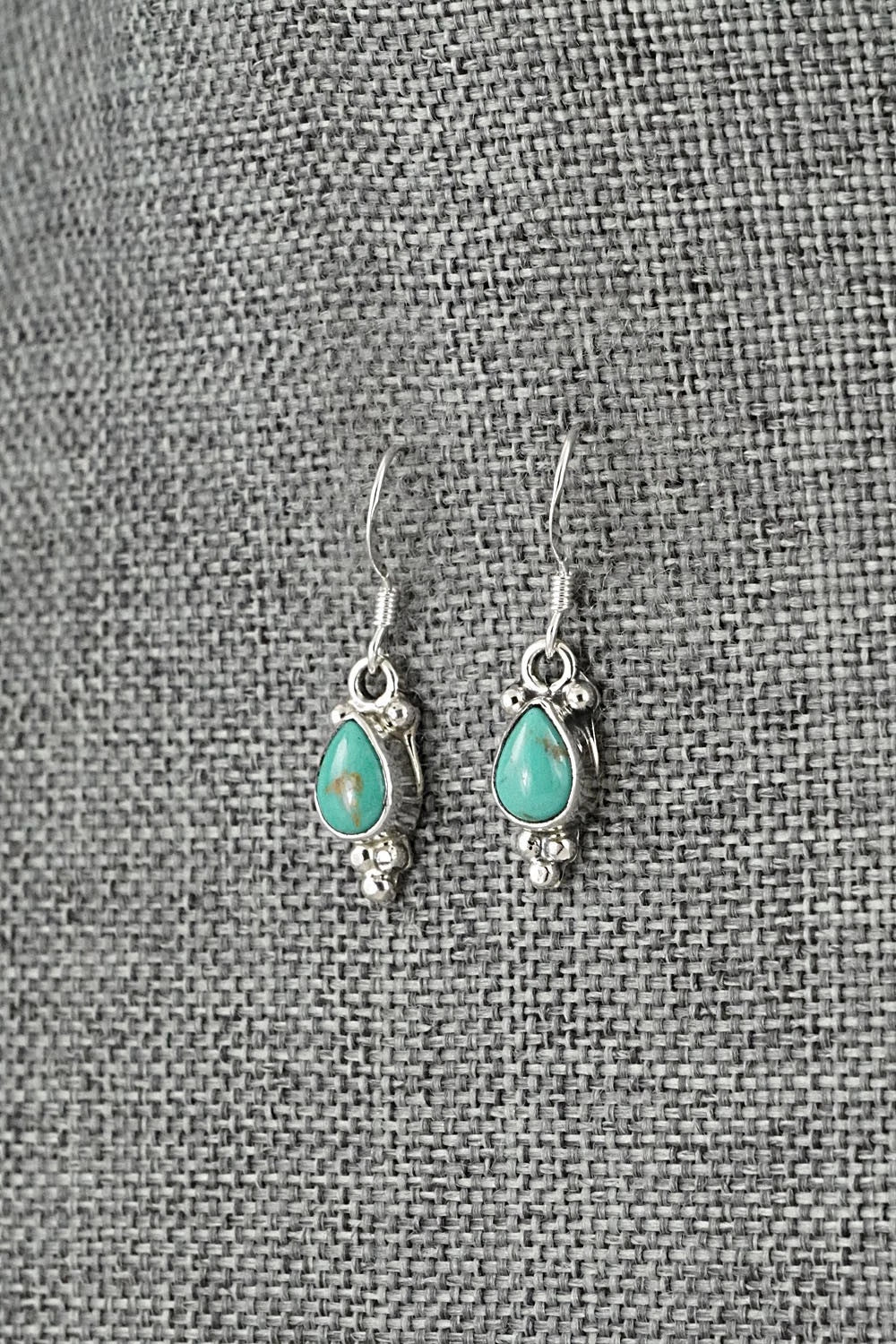 Turquoise and Sterling Silver Earrings - Sharon McCarthy