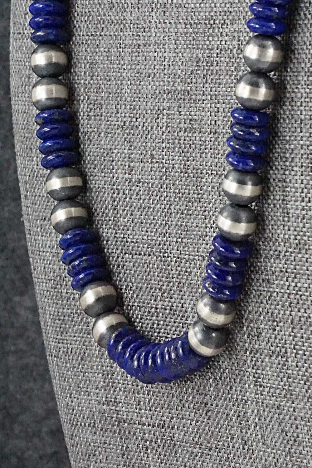 Lapis & Sterling Silver Necklace - Doreen Jake
