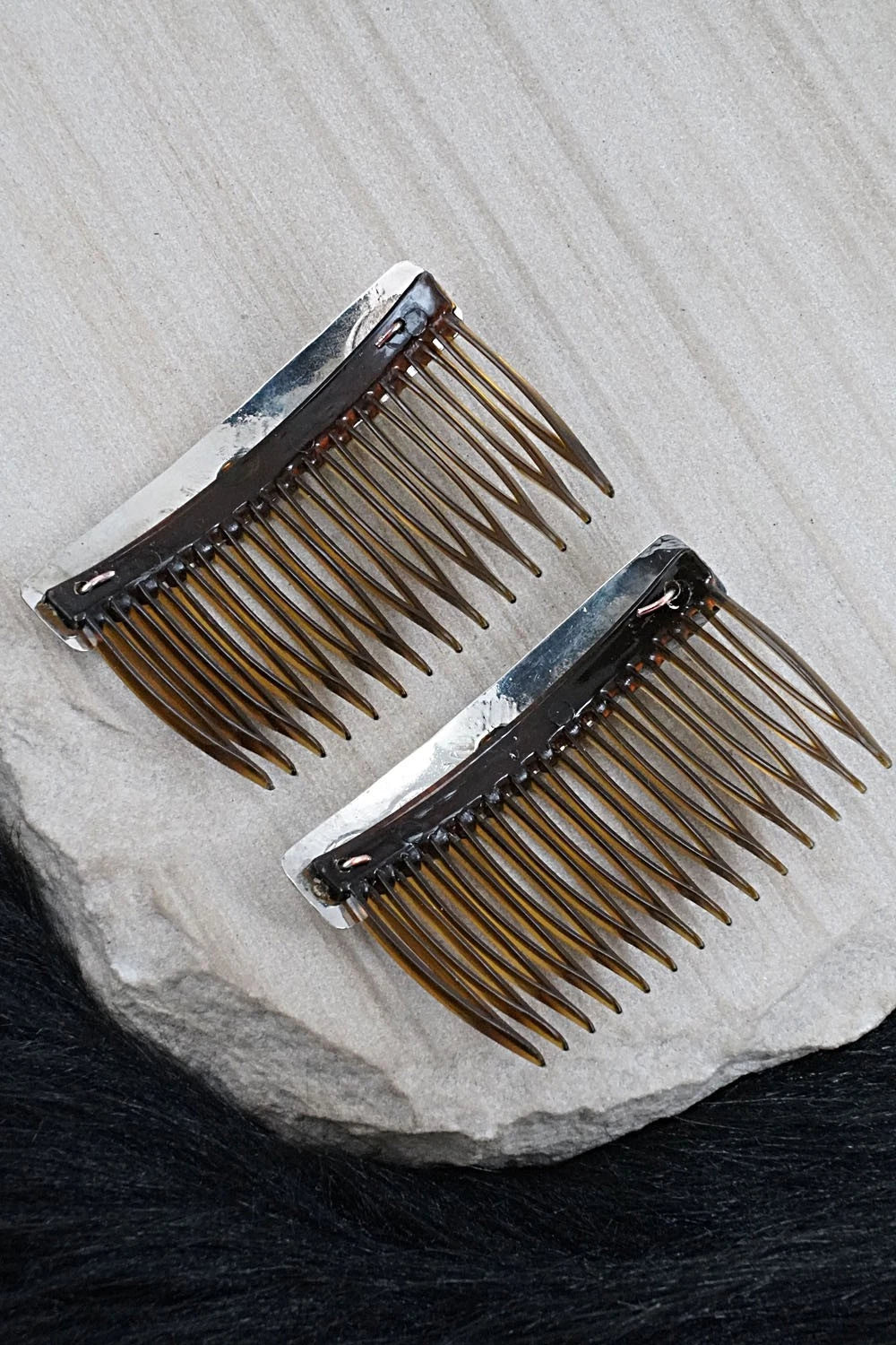 Sterling Silver Hair Combs - Bertha Begay