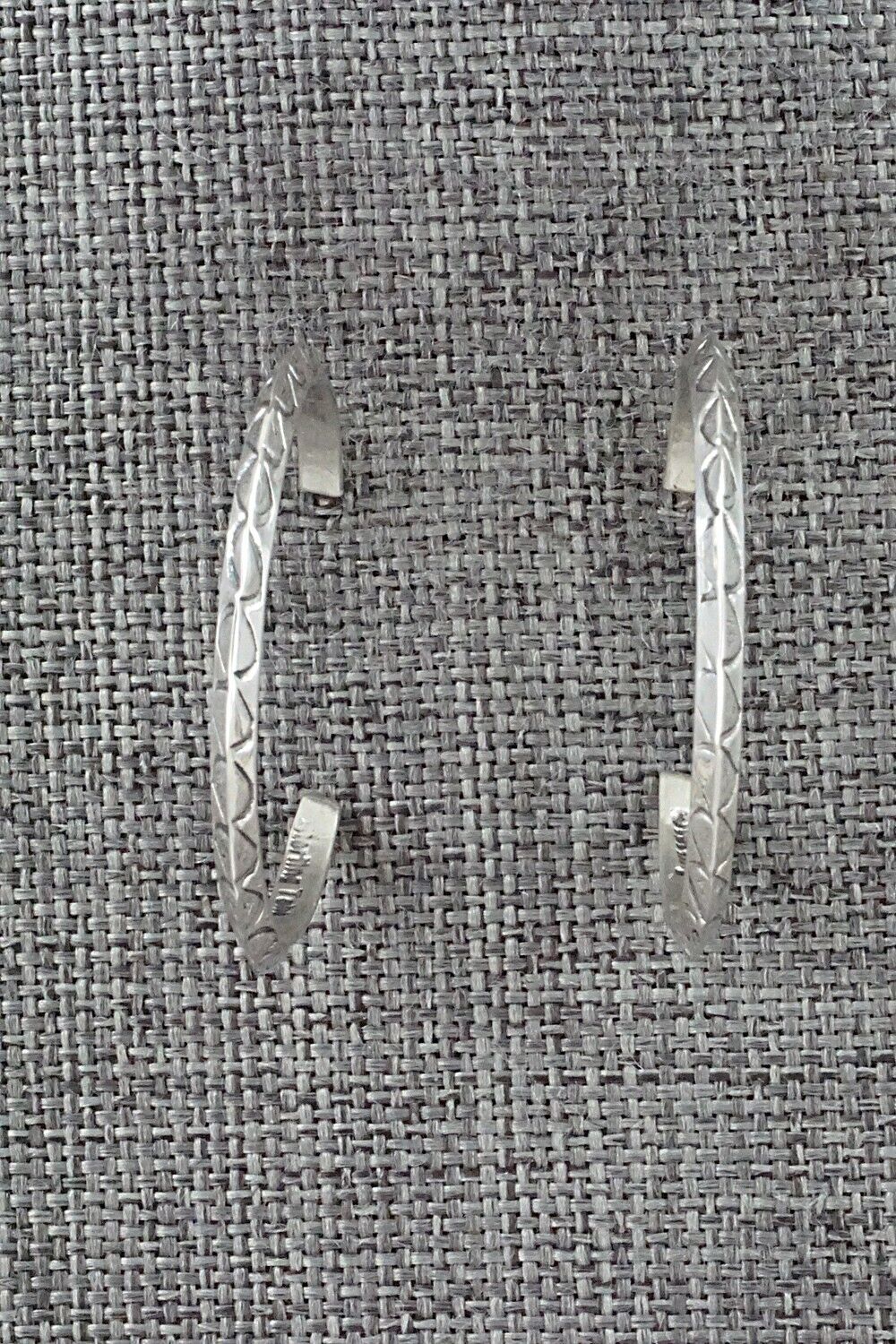 Sterling Silver Hoop Earrings - Elaine Tahe