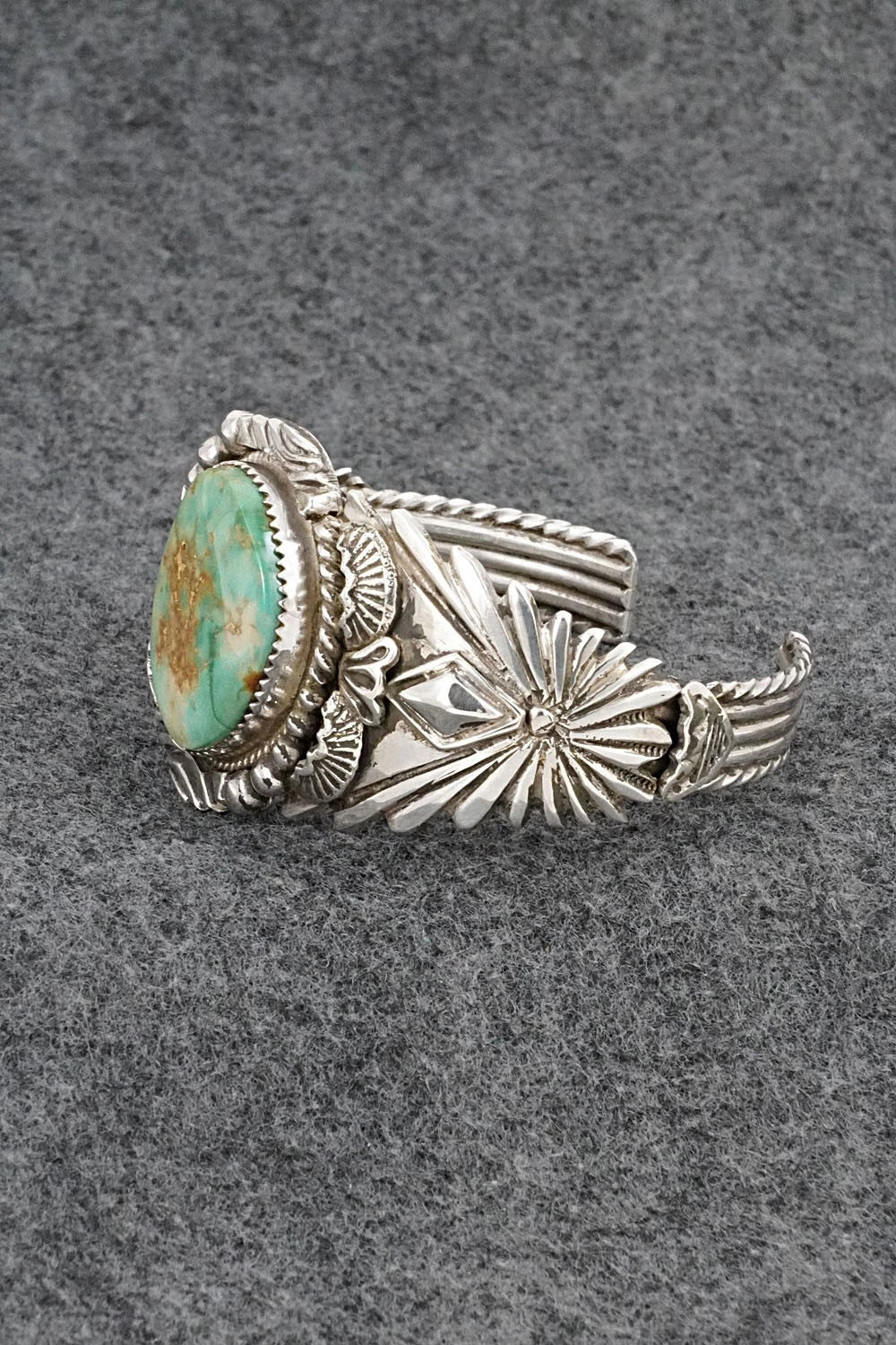 Turquoise & Sterling Silver Bracelet - Emerson Delgarito
