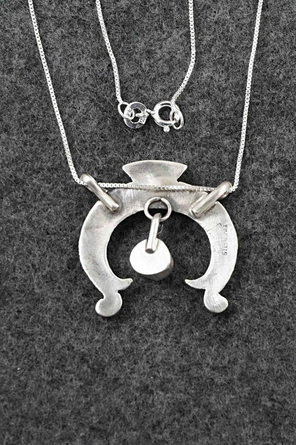 Turquoise & Sterling Silver Necklace - Gary Shorty