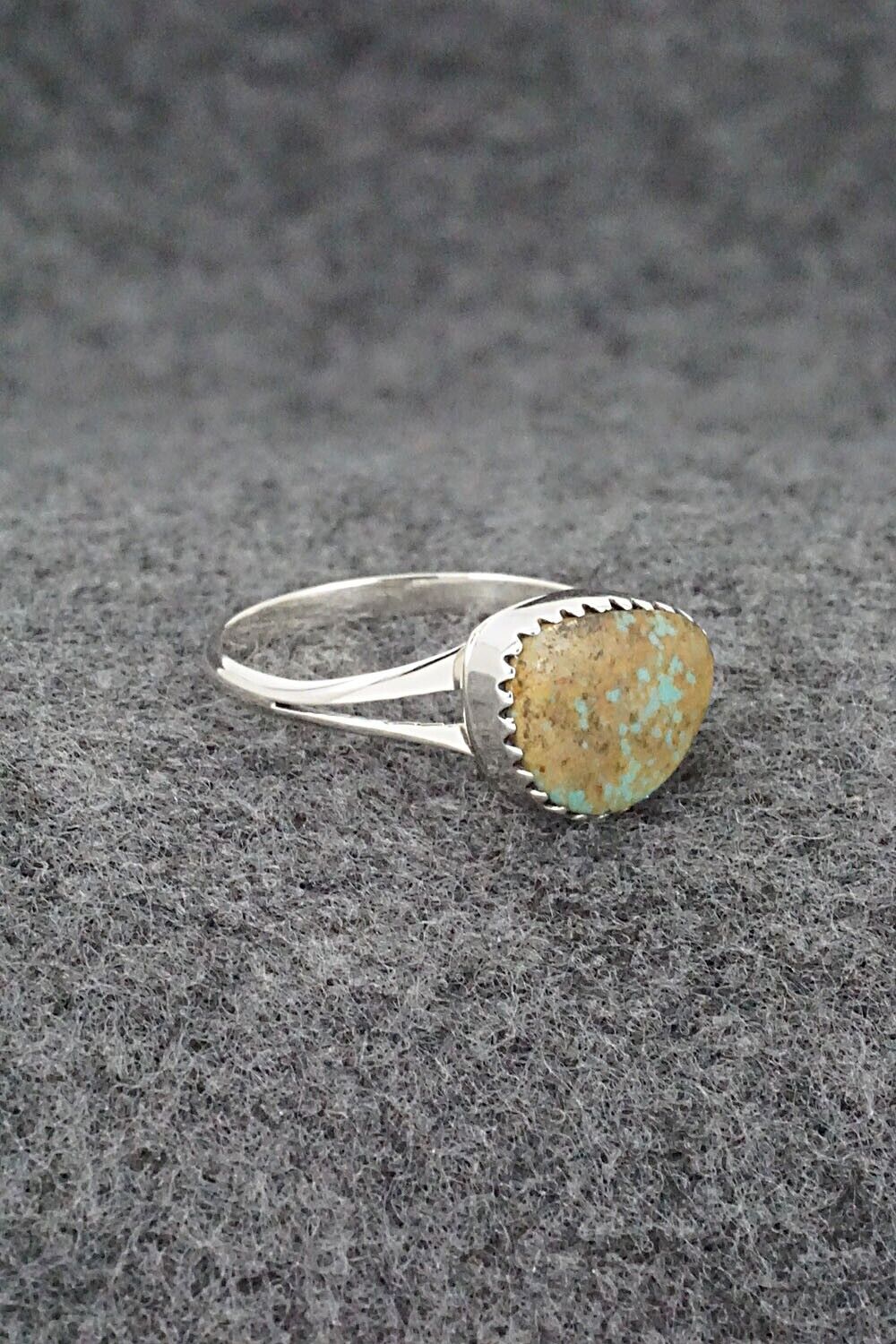 Turquoise & Sterling Silver Ring - Theresa Smith - Size 8