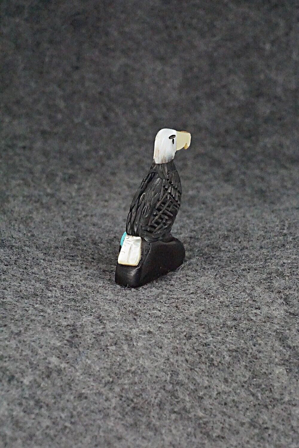 Eagle Zuni Fetish Carving - Darrin Boone
