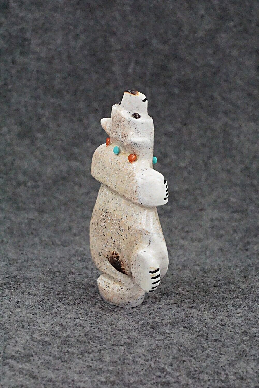 Dancing Bear Zuni Fetish Carving - Claudia Peina