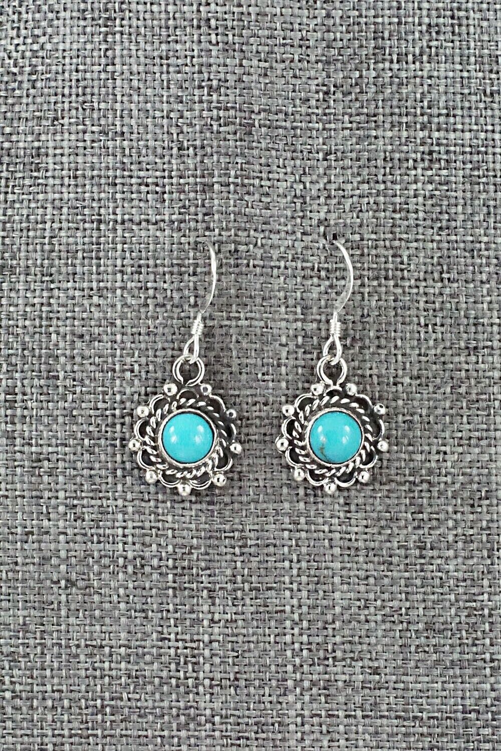 Turquoise & Sterling Silver Earrings - Emery Spencer