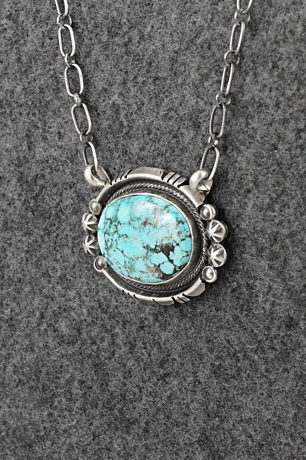 Turquoise & Sterling Silver Necklace - Marita Benally