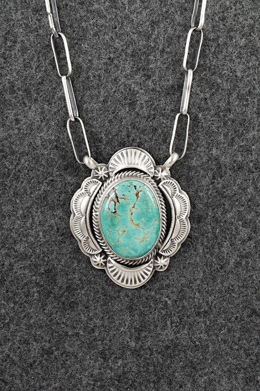 Turquoise & Sterling Silver Necklace - Randy Boyd