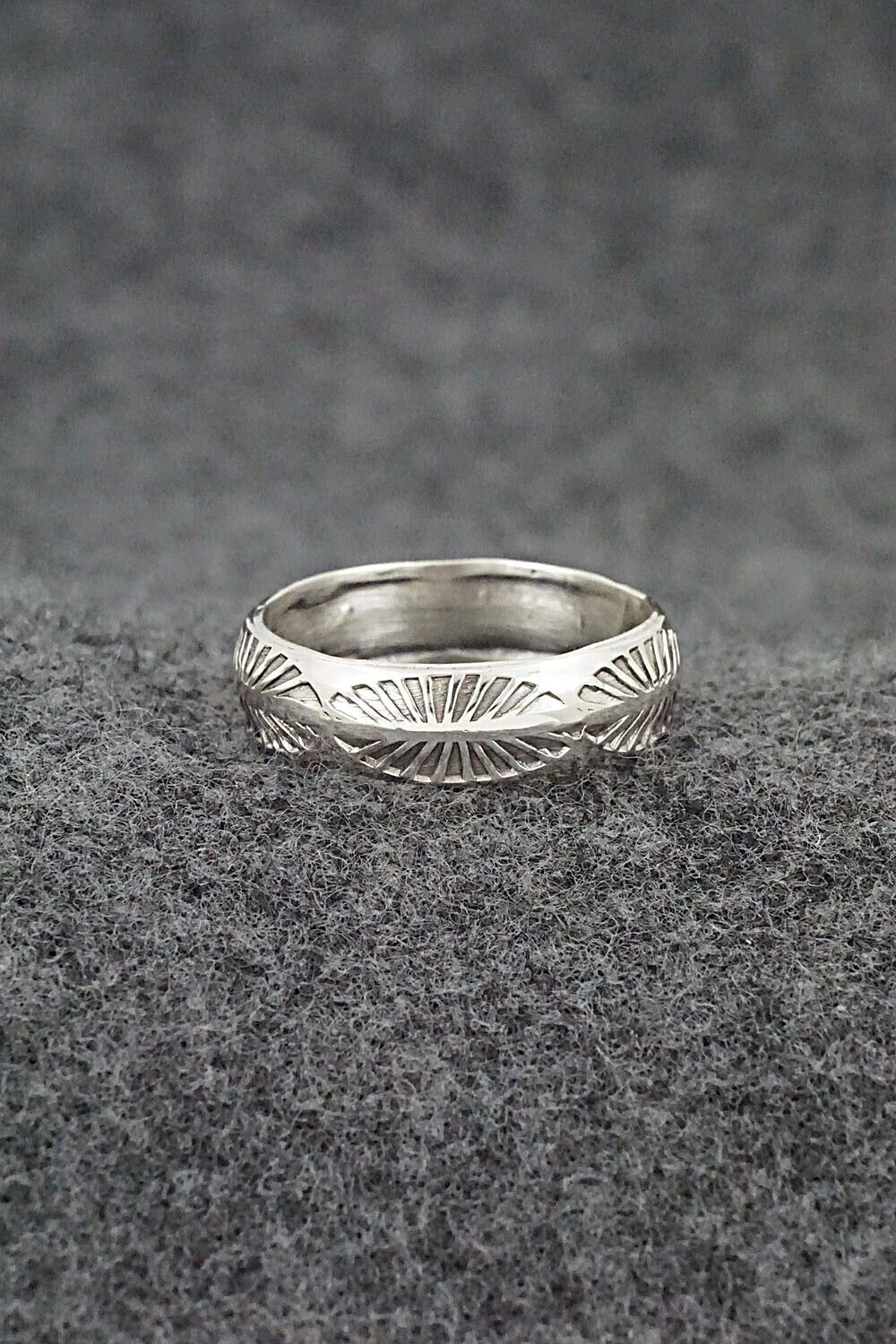 Sterling Silver Ring - Elaine Tahe - Size 8