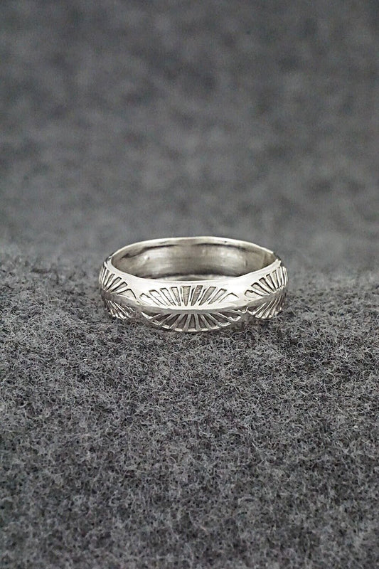 Sterling Silver Ring - Elaine Tahe - Size 8