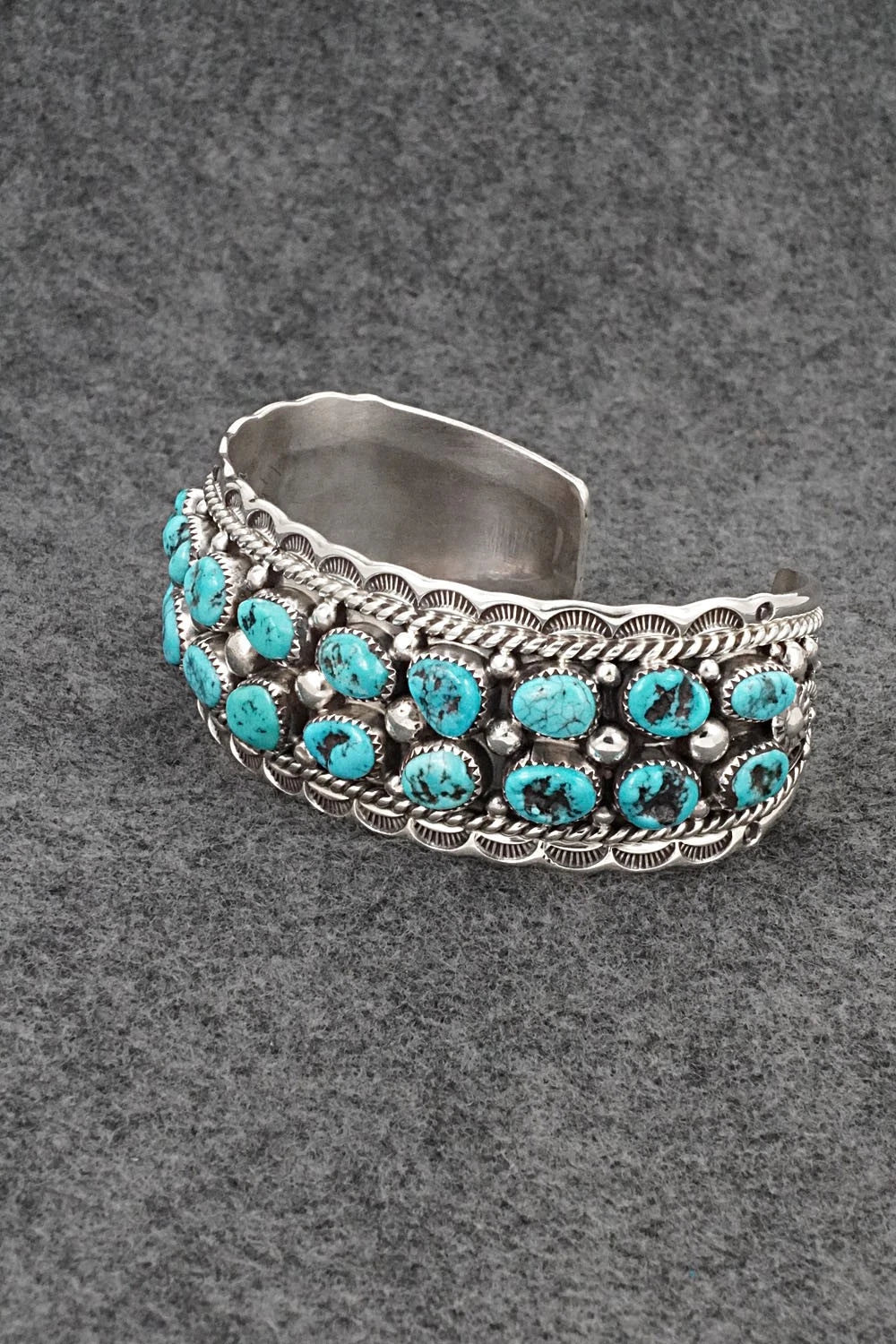 Turquoise & Sterling Silver Bracelet - Anthony Brown