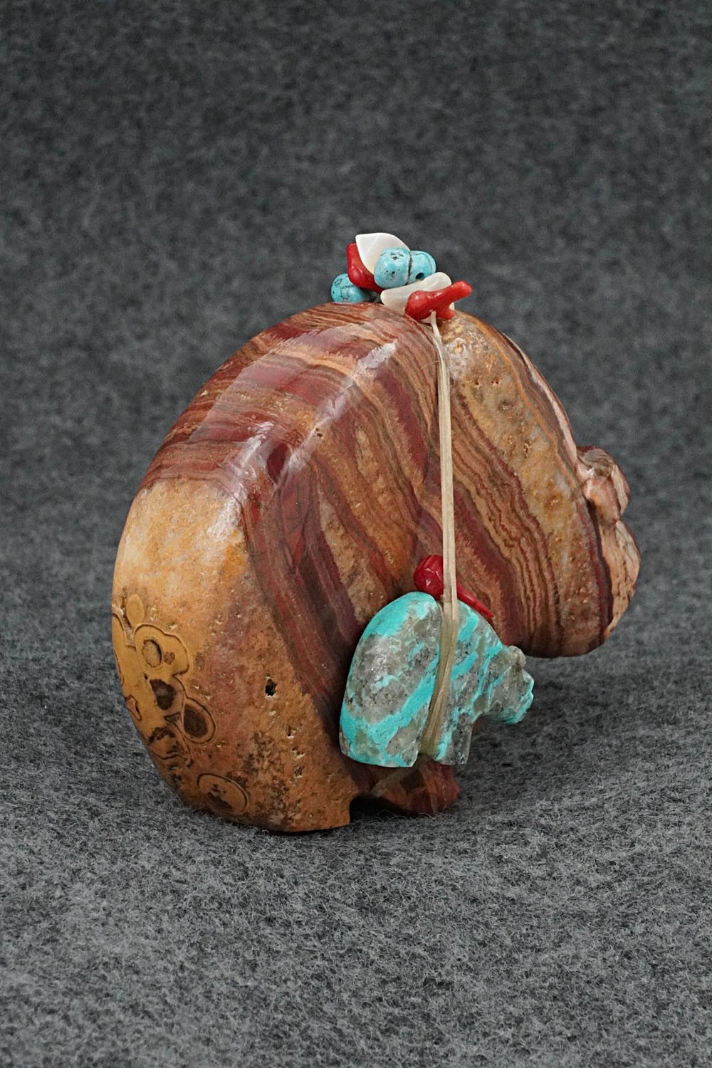 Bear with Cub Zuni Fetish Carving - Paulette & Farlan Quam